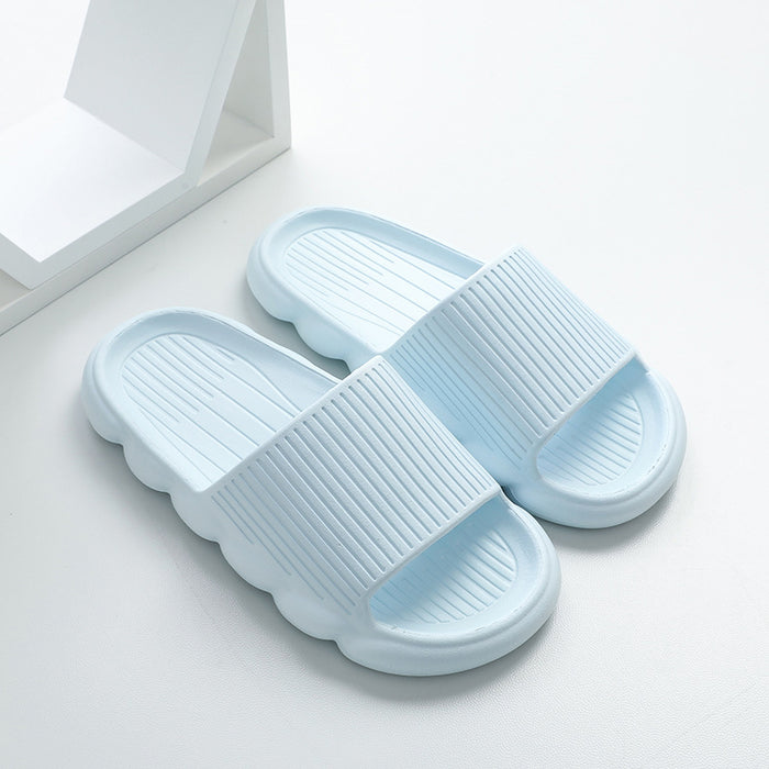 Wave Bottom Slippers - Women's Bathroom Shoes