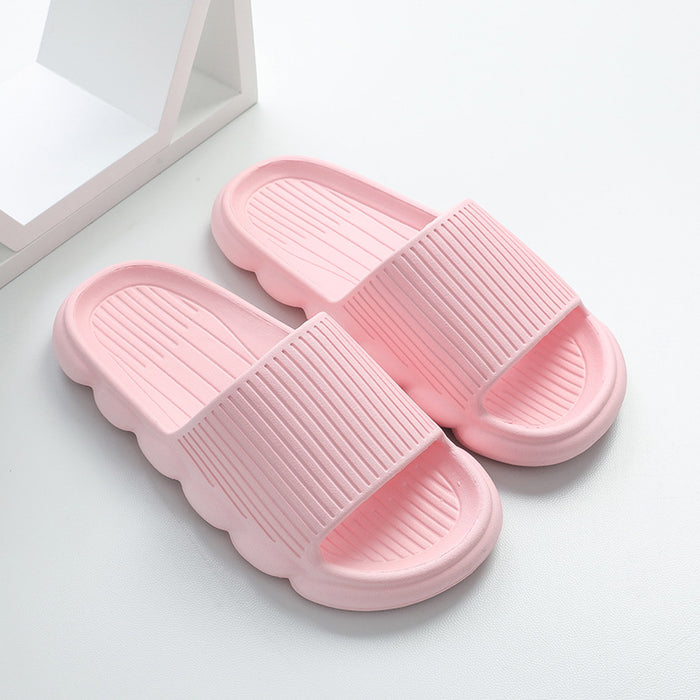 Wave Bottom Slippers - Women's Bathroom Shoes